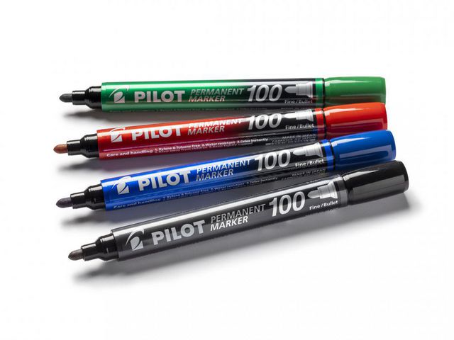 Märkpenna PILOT rund SCA 100 1mm röd