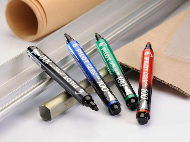 Märkpenna PILOT rund SCA 100 1mm röd