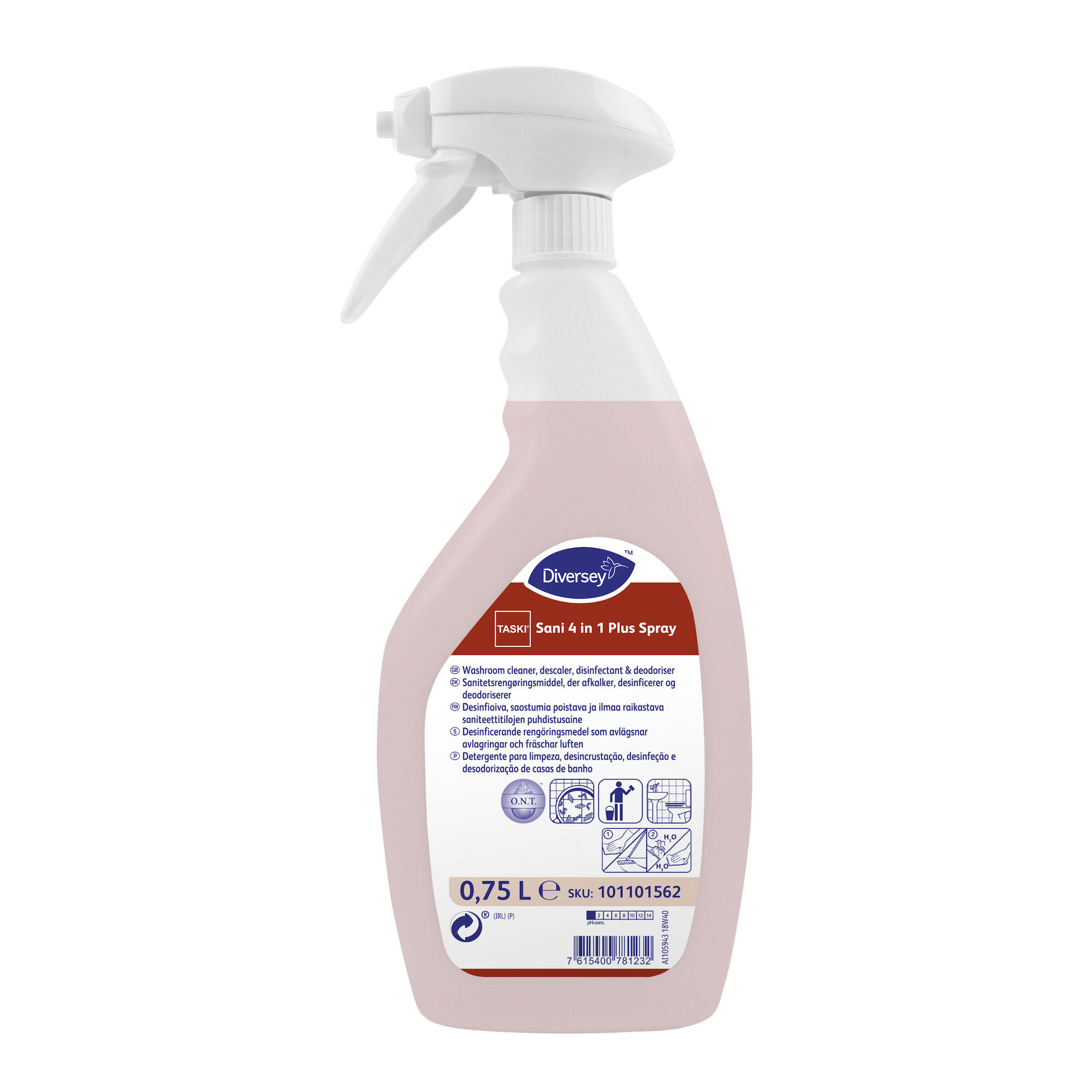 WC-rent TASKI Sani 4in1+ spray 750ml