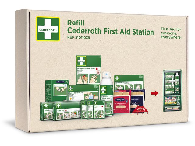 Refill Första Hjälpen-station CEDERROTH