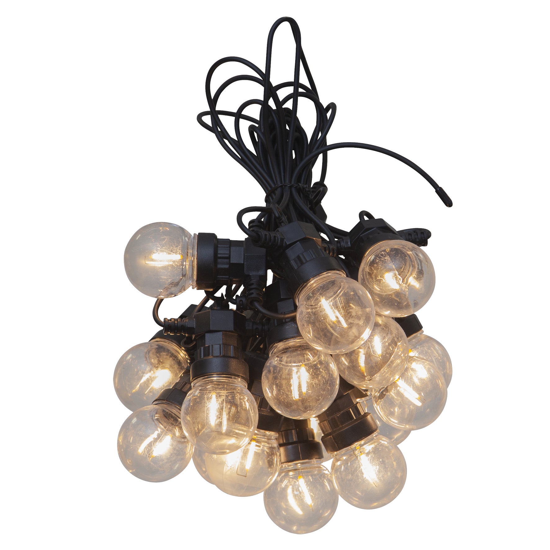 Ljusslinga Circus Small 20 LED 8,6 m svart