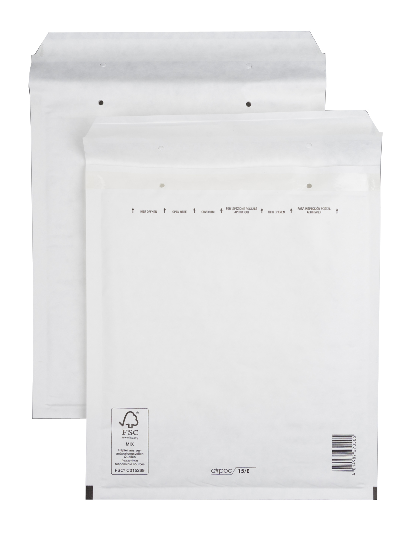 Bubbelpåse nr15 220x265 10/fp