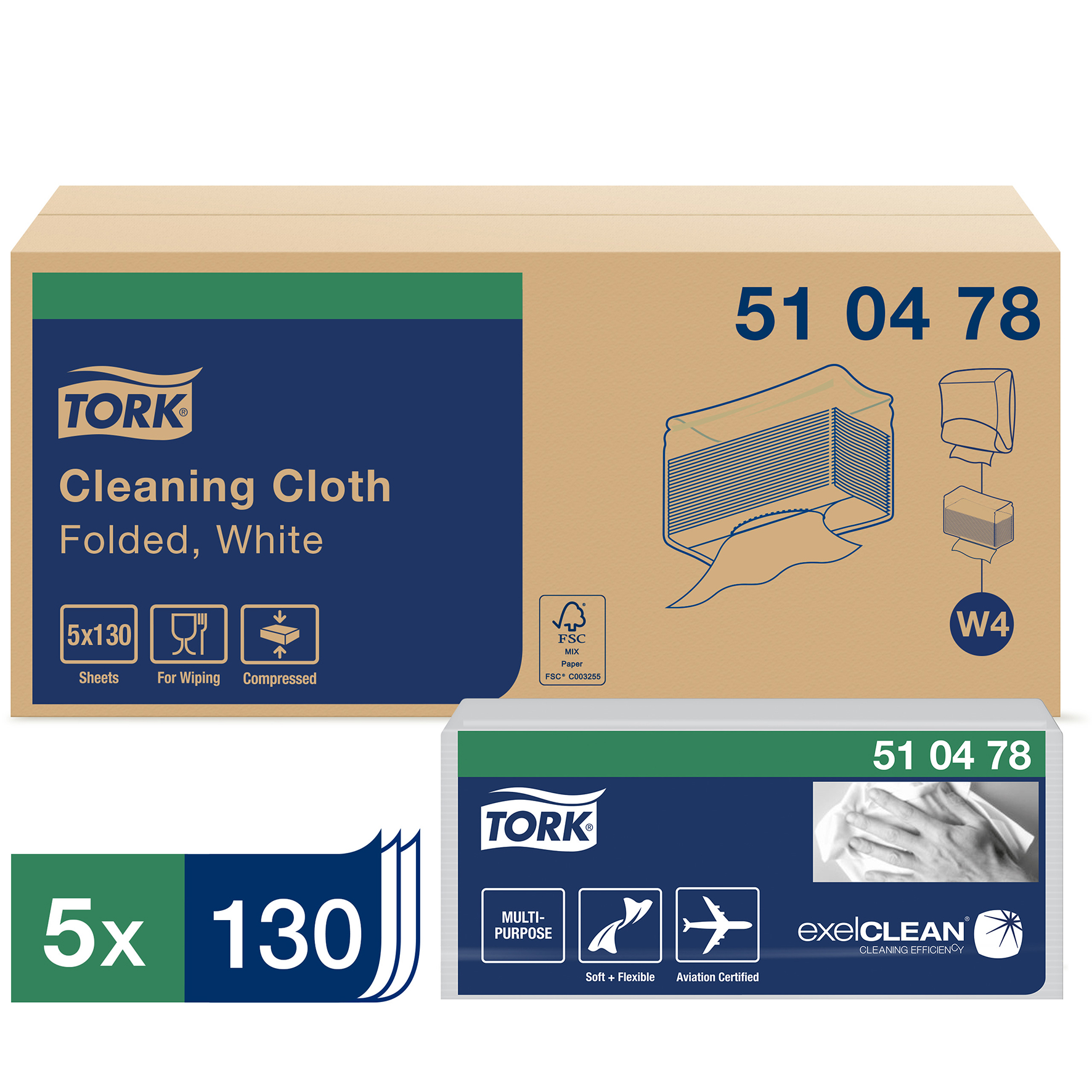 Rengöringsduk Tork Mjuk