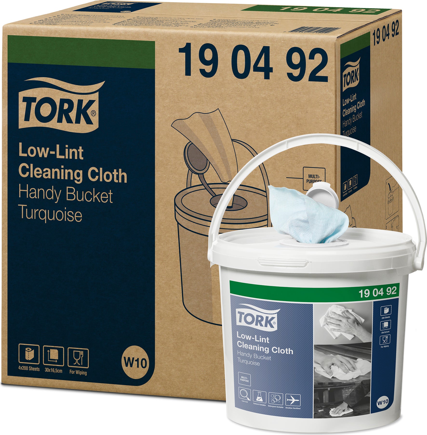 Rengöringsduk Precision Handy Bucket Tork W10