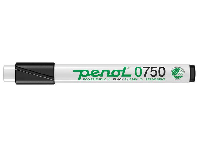 Märkpenna PENOL 0-750 perm 2-5mm svart