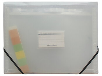 Projektmapp Office Depot 13 fack transparent