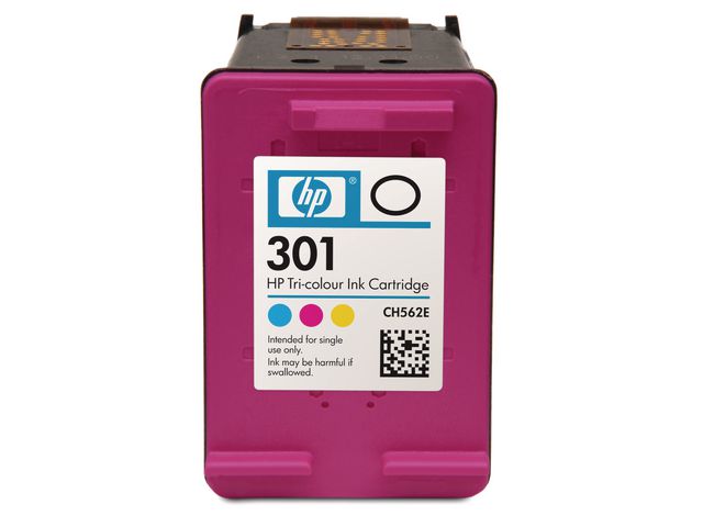 Bläckpatron HP CH562EE 301 färg