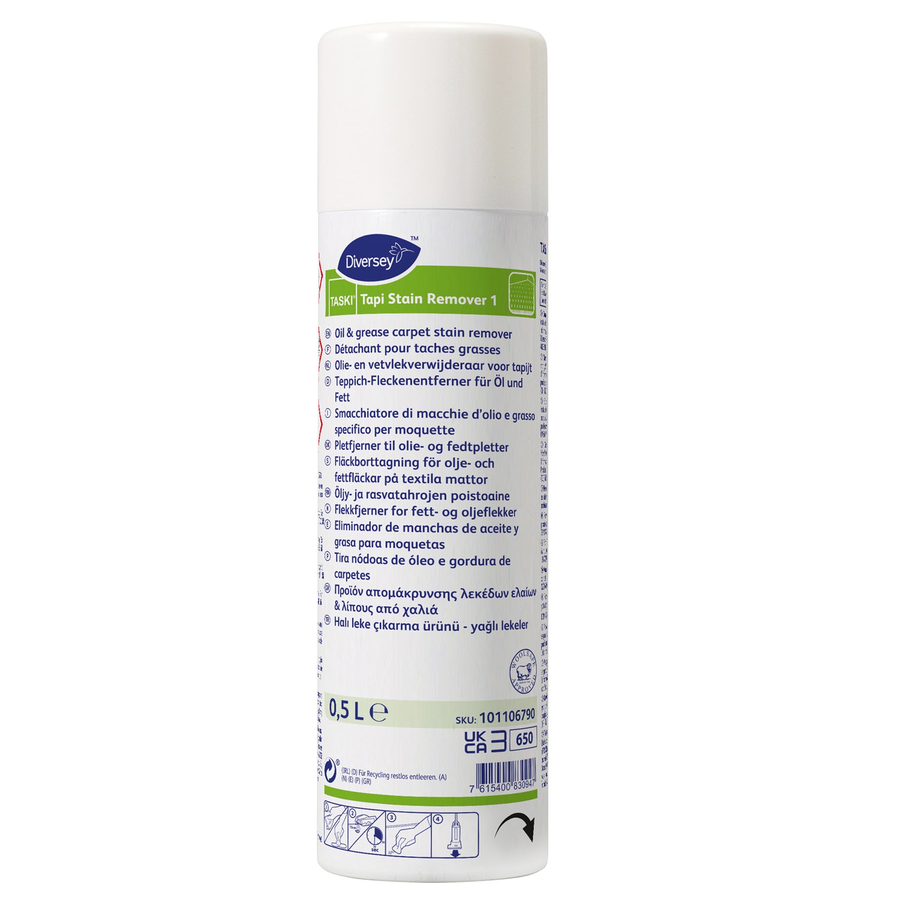 Tapi Stain Remover 1 Fläckborttagning textil olja och fett 0,5 liter