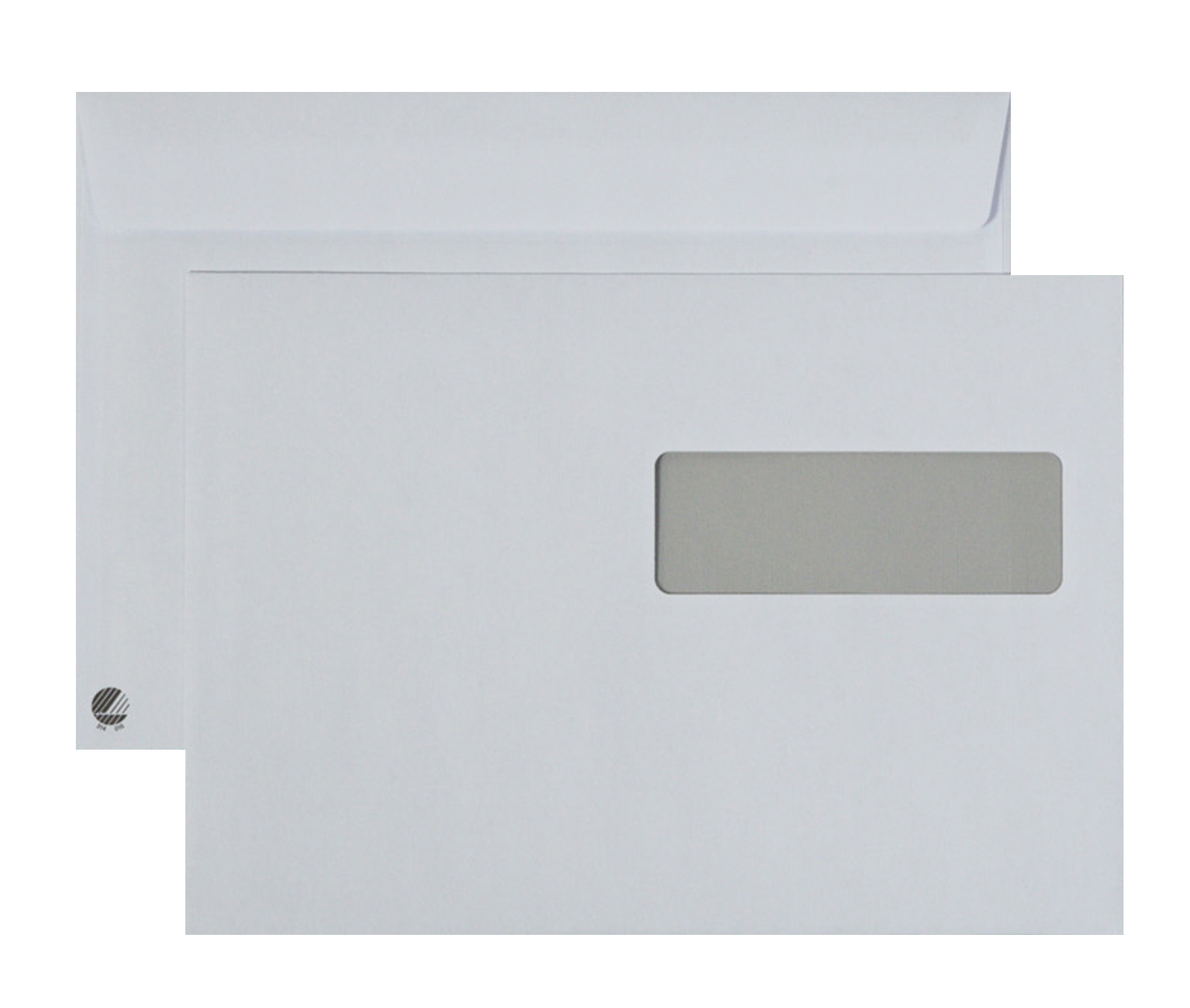 Kuvert C5 H2 vita remsa 500 st/krt