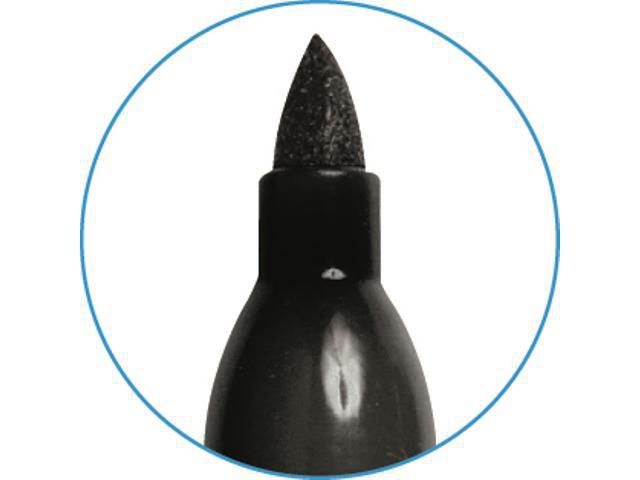 Märkpenna SHARPIE Twin Tip svart 12/fp