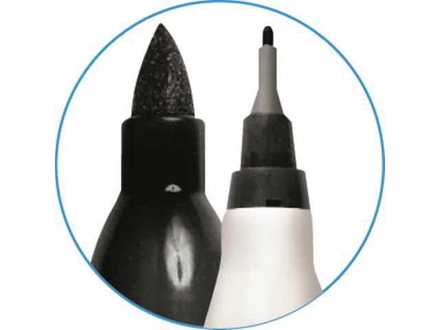 Märkpenna SHARPIE Twin Tip svart 12/fp