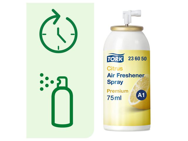 Luktförbättrare Tork Airfreshener Spray Citrus A1 75 ml