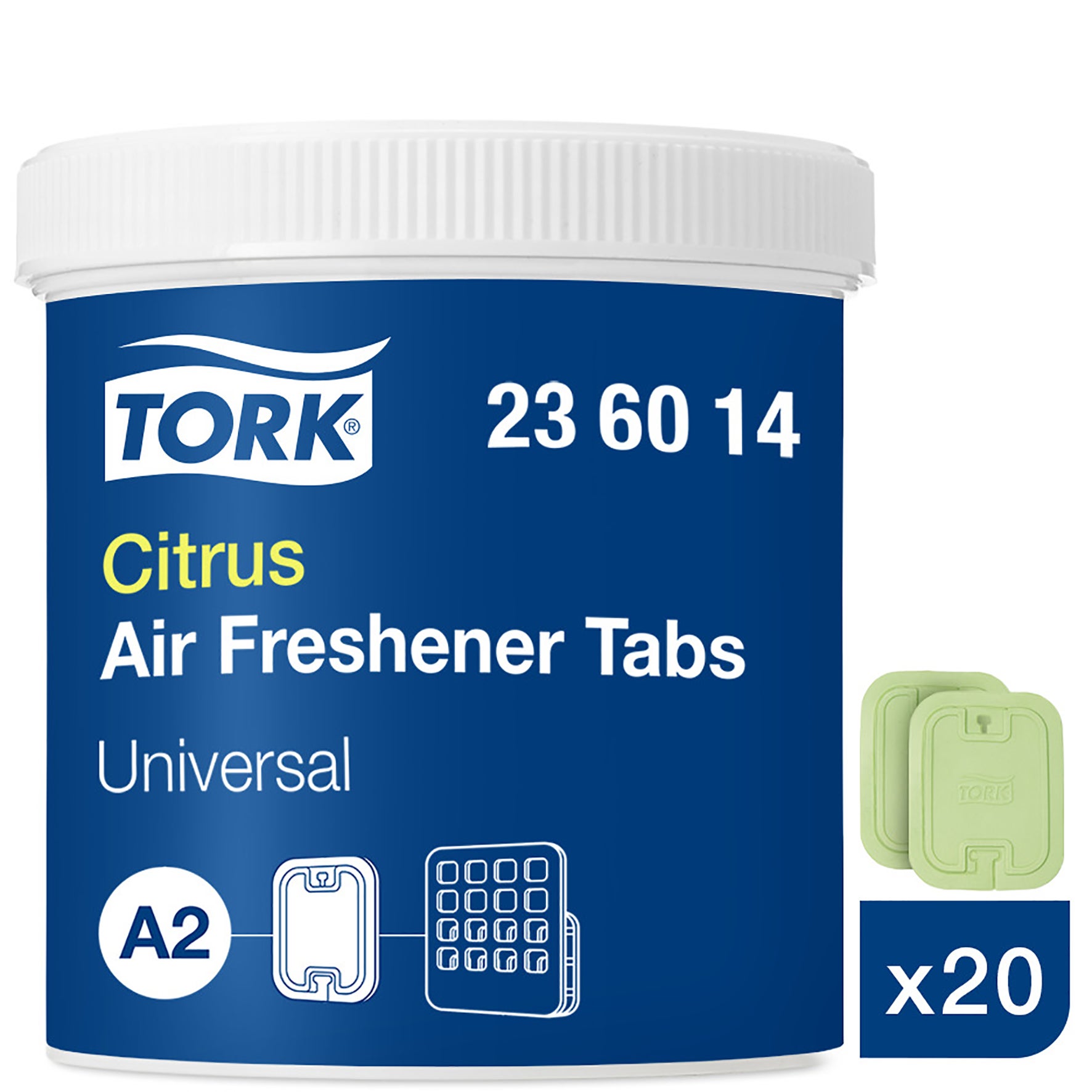 Doftplatta Tork Airfreshener Citron A2 20-pack