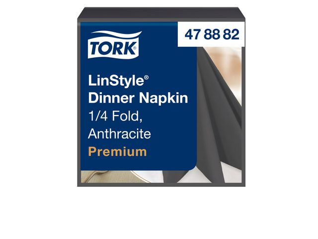 Servett TORK LinStyle antr 39x39cm 50/fp
