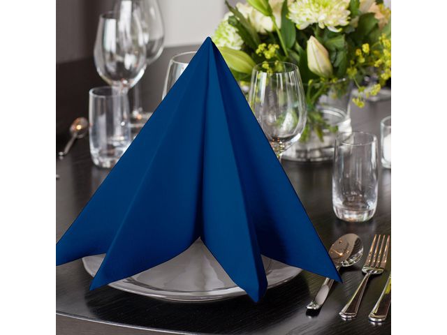 Servett TORK LinStyle blå 39x39cm 50/fp