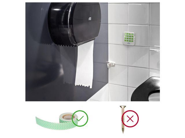 Hållare till Airfresh doftplatta Tork A2 Vit 4 st/fp