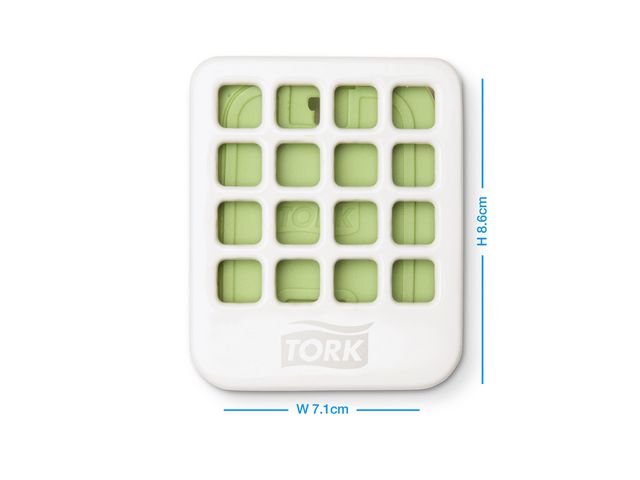 Hållare till Airfresh doftplatta Tork A2 Vit 4 st/fp