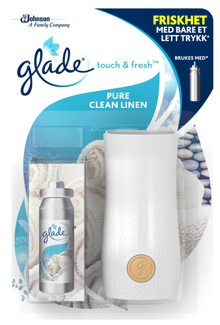 Luftfräschare Glade Touch & Fresh Pure Clean Linen