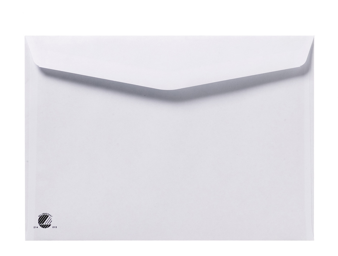 Kuvert C6 vit fukth&auml;ftande 50 st/fp