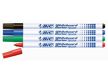 Whiteboardpenna BIC Velleda 1721 4/fp