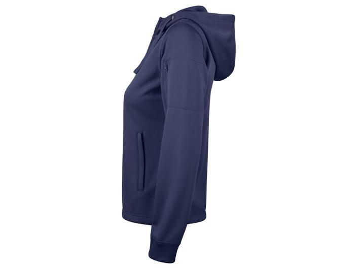 Hoodie zip funktion 021015 dam marin