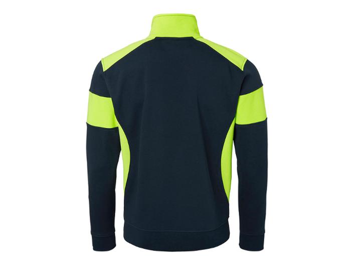 Sweatjacka TOP SWEDE 223 sv/fl gul XS