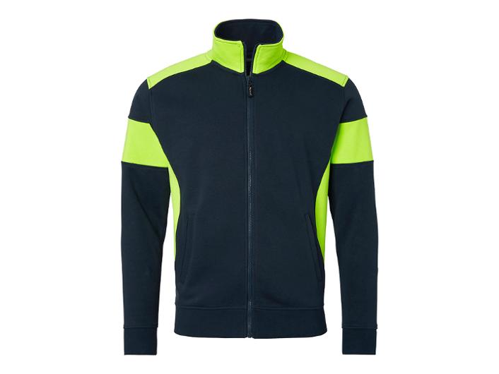 Sweatjacka TOP SWEDE 223 sv/fl gul