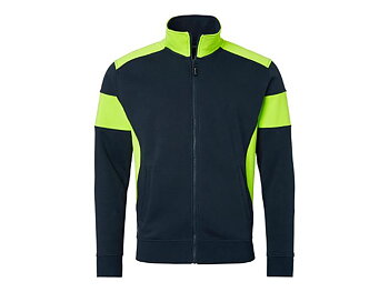 Sweatjacka TOP SWEDE 223 sv/fl gul XS