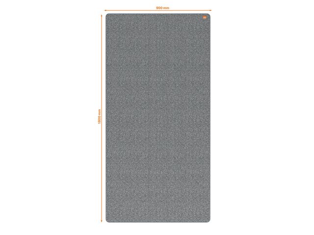 Whiteboard NOBO MoveMeet grå/vit 180x90c