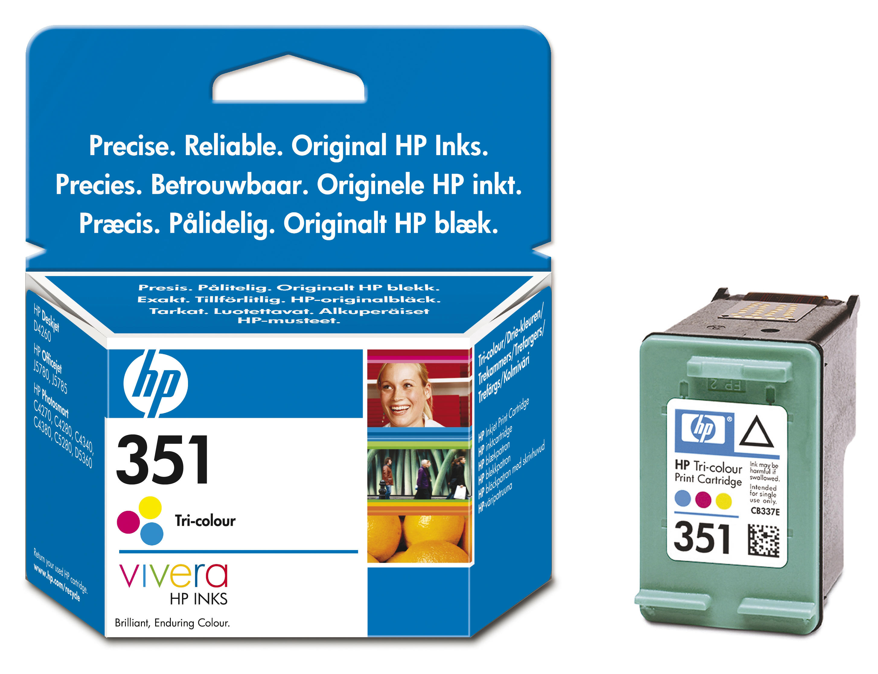 Bläckpatron HP No351 3-färg