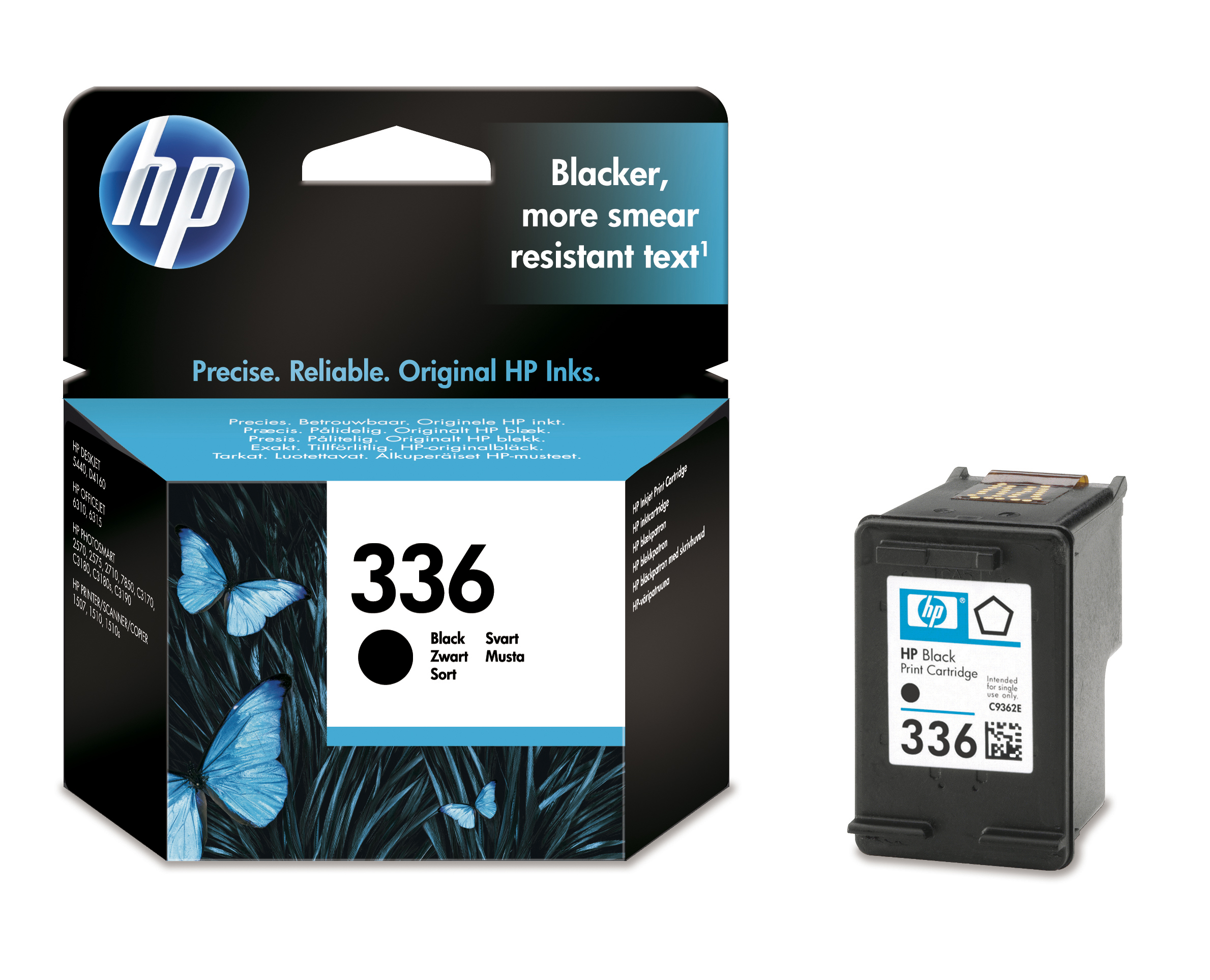 Bläckpatron HP No336 svart