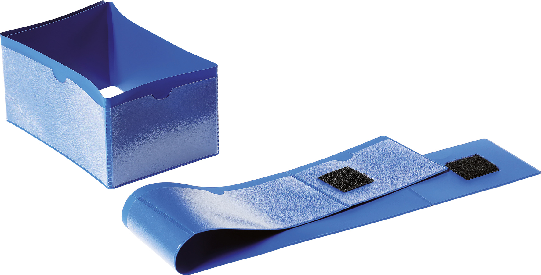 Pallfotsficka 145x75mm blå 50f