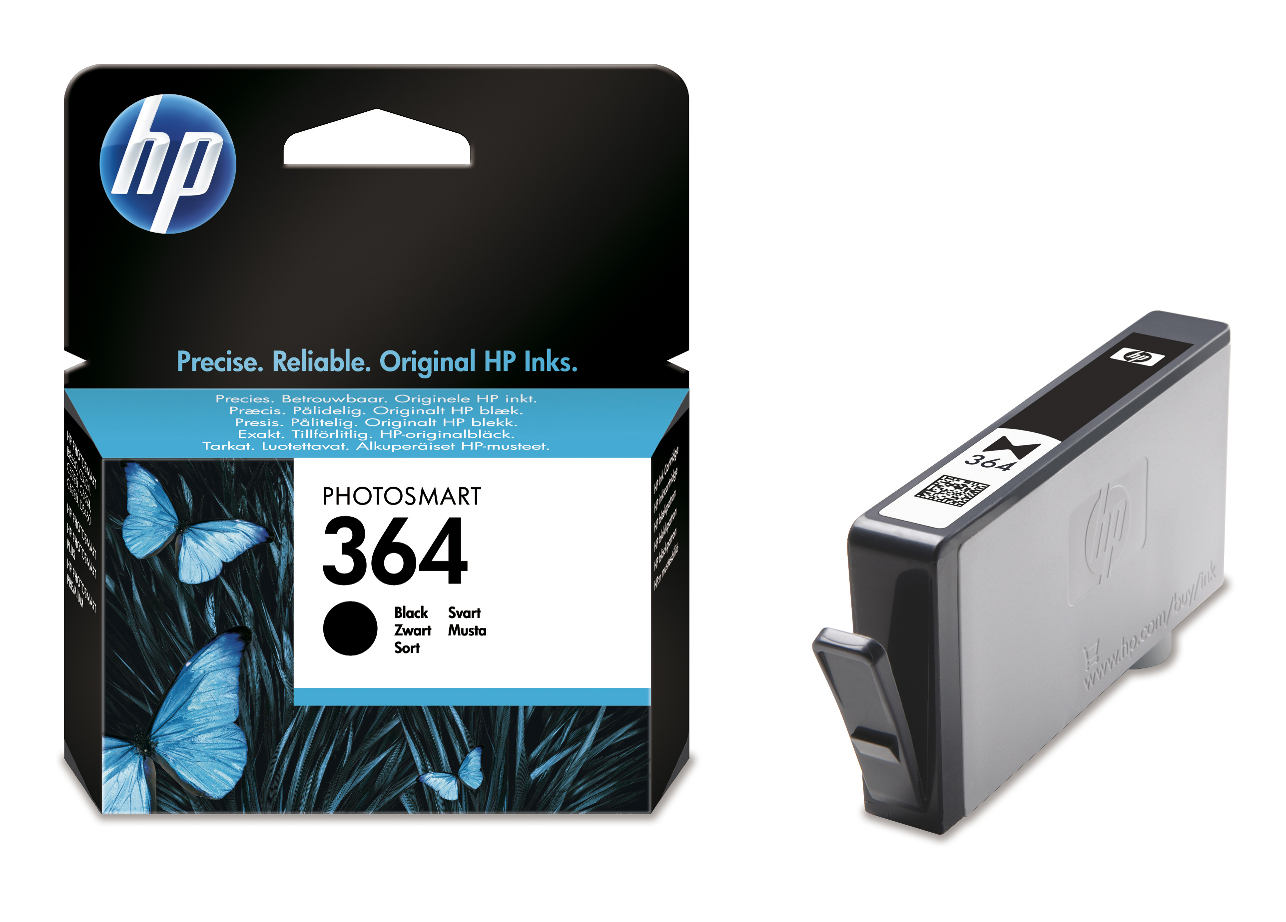 Bläckpatron HP No364 Vivera svart