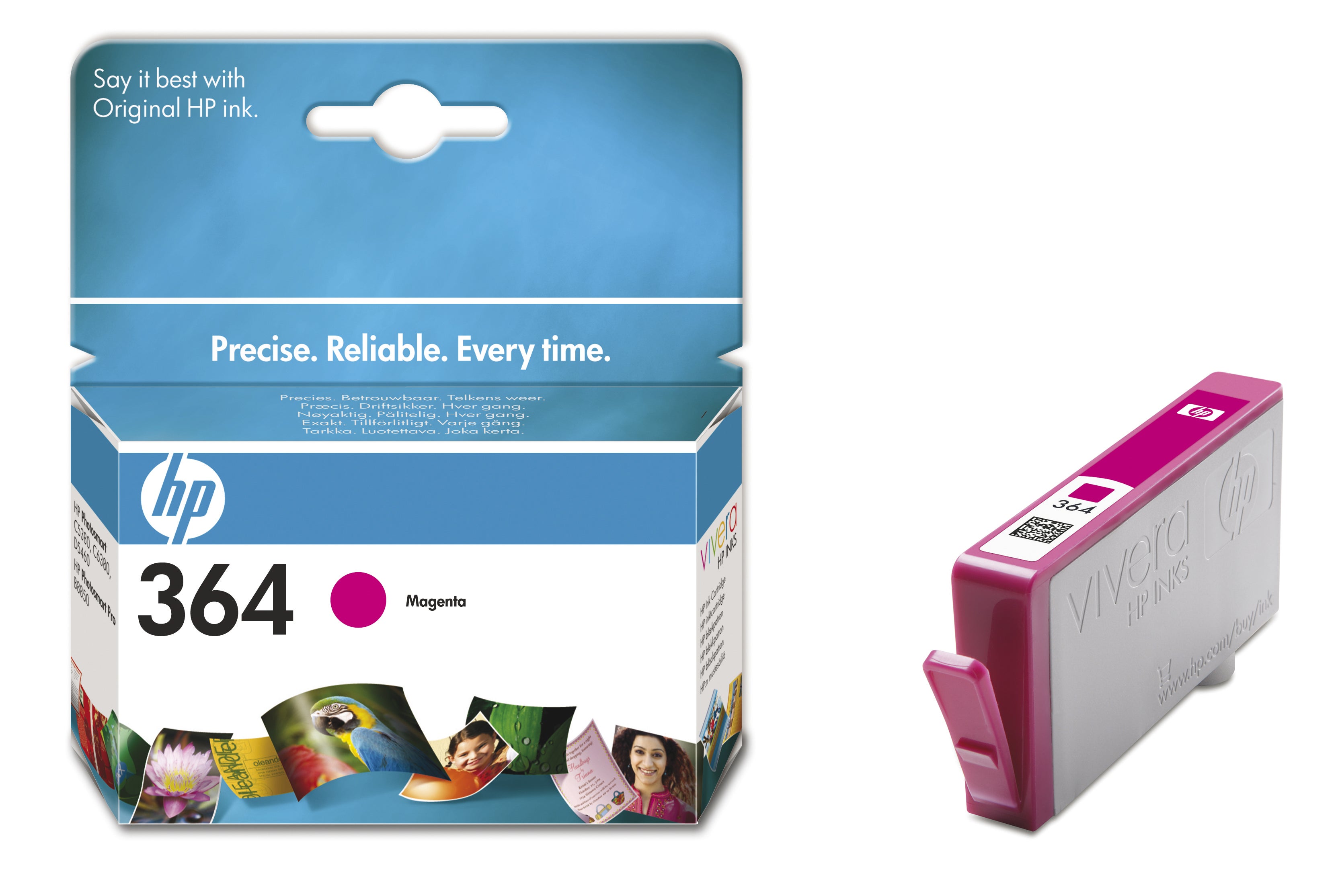 Bläckpatron HP No364 Vivera magenta