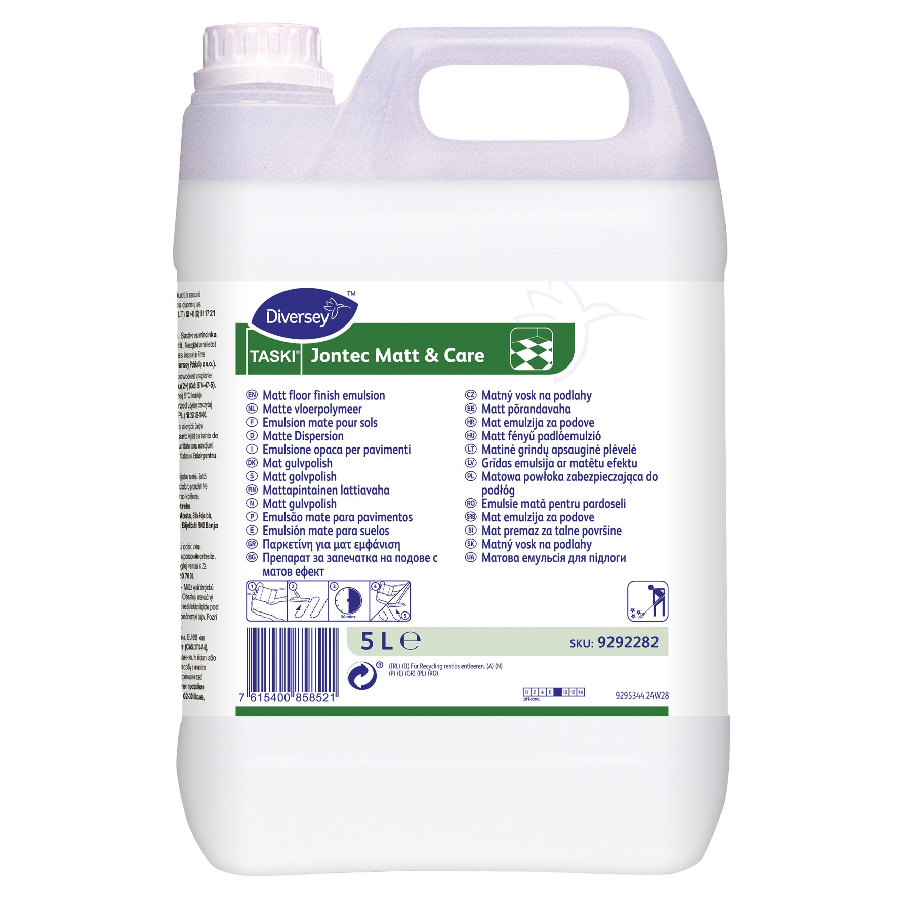 Golvpolish Jontec Matt & Care 2x5 liter W1
