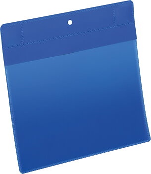 Plastficka A5L magnet blå 10/f