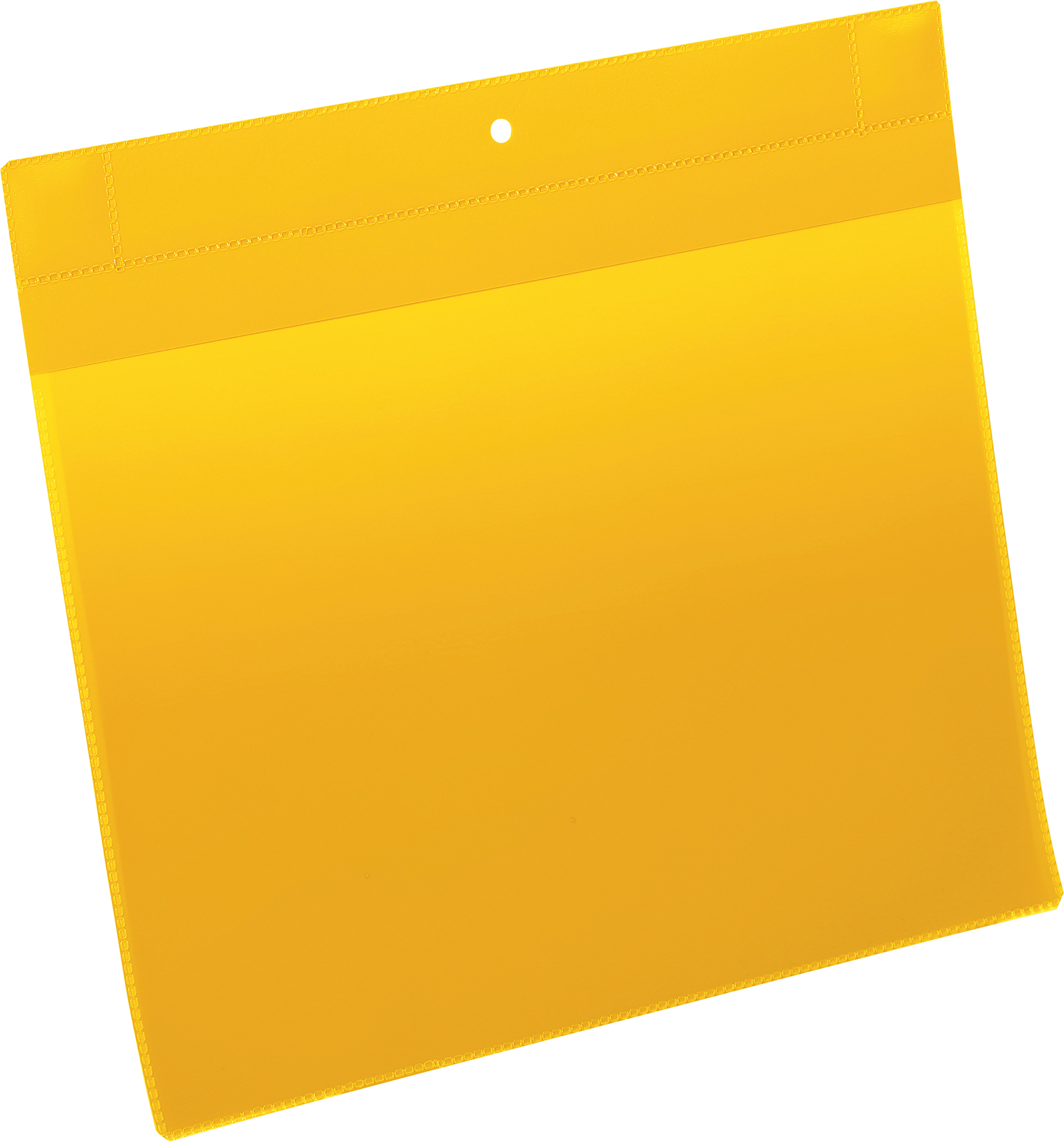 Plastficka A4L magnet gul 10/f
