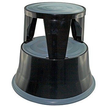 Stegpall 41 cm metall svart
