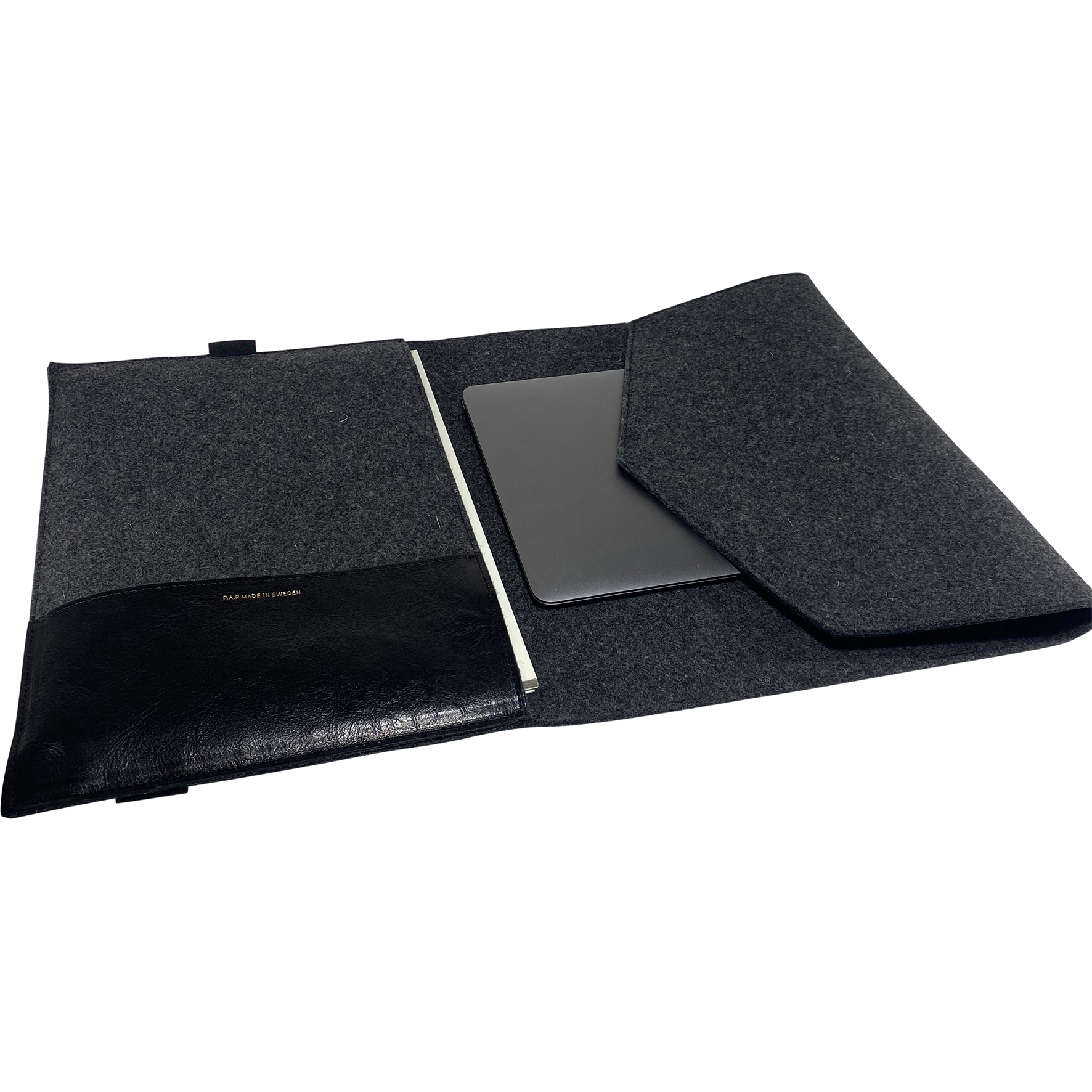Skrivbordsfolder Laptop Mörkgrå