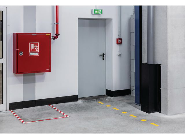 Golvmarkering "Punkt" gul 10 st/fp