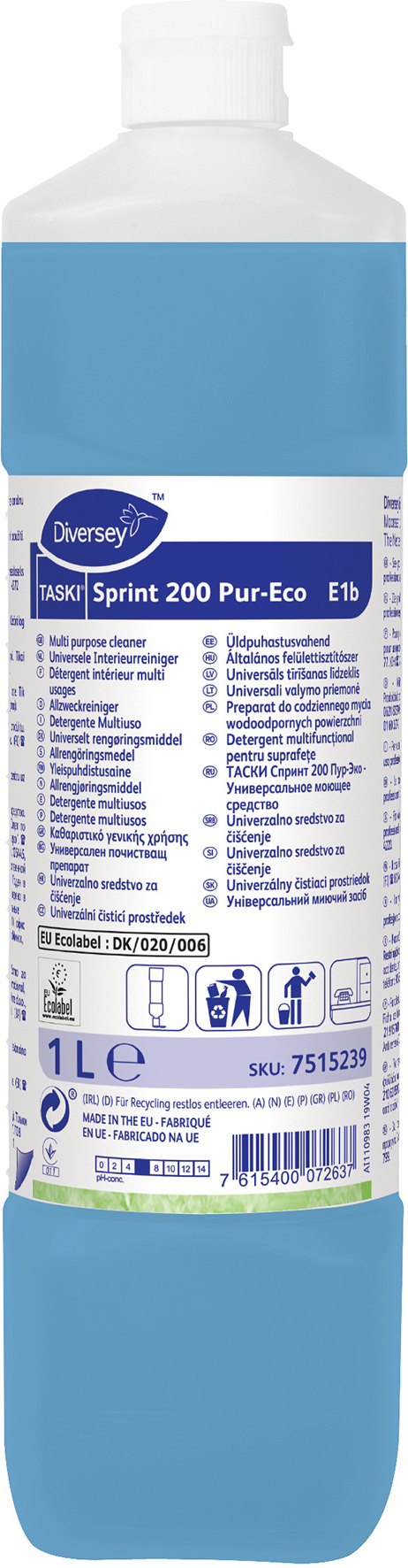 Allrengöringsmedel Sprint 200 PurEco 1 liter