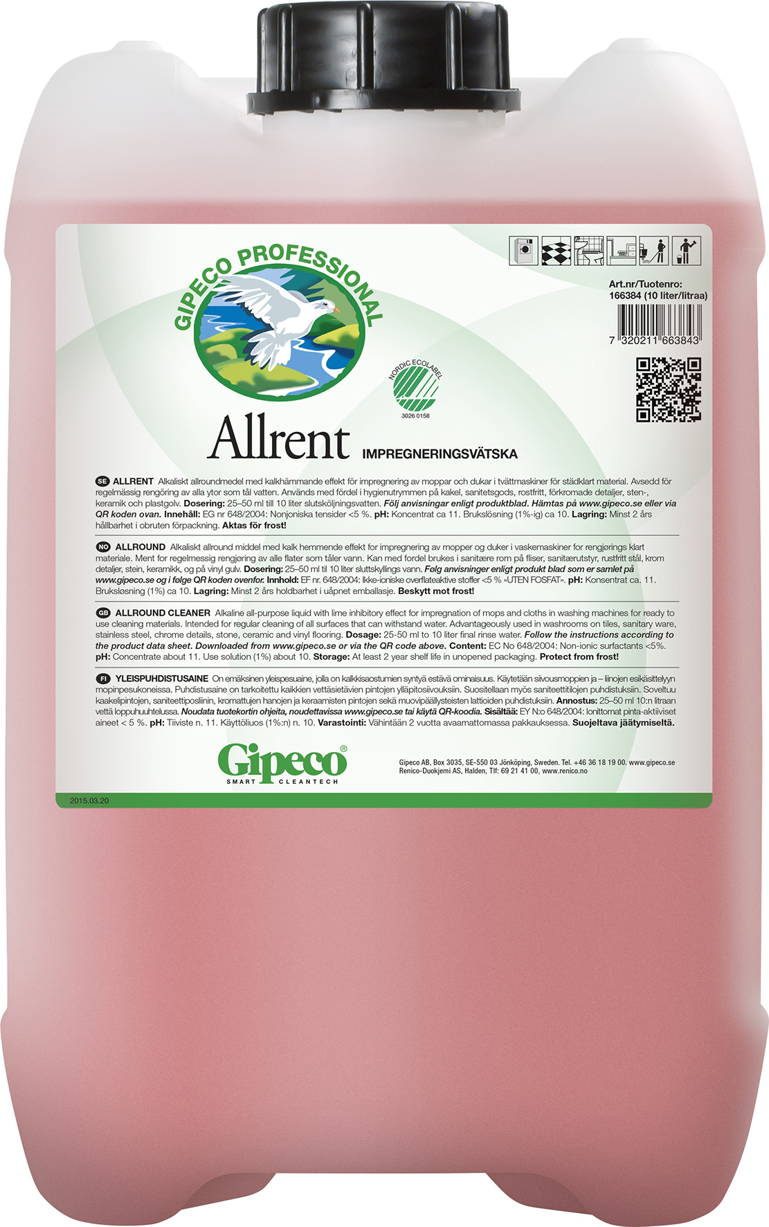 Allrent Impregneringsvätska10 liter