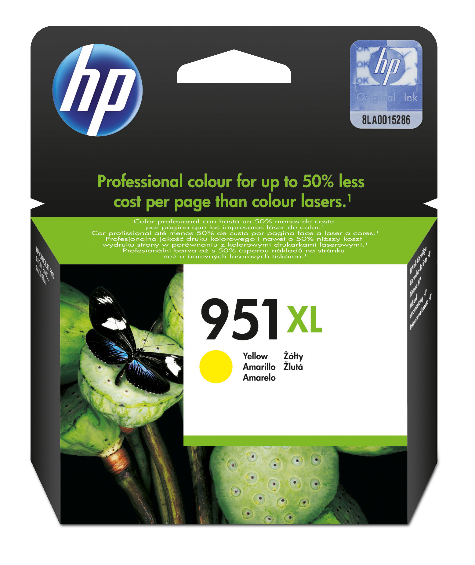 Bläck HP 951XL CN048AE gul