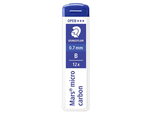 Reservstift STAEDTLER 0,7mm B 12/fp