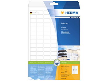 Etikett HERMA Premium 25,4x16,9mm2800/fp
