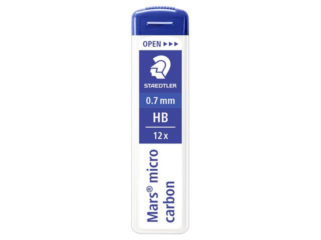 Reservstift STAEDTLER 0,7mm HB 12/fp