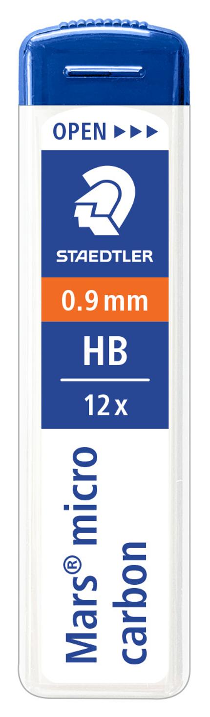 Reservstift STAEDTLER 0,9mm HB 12/fp