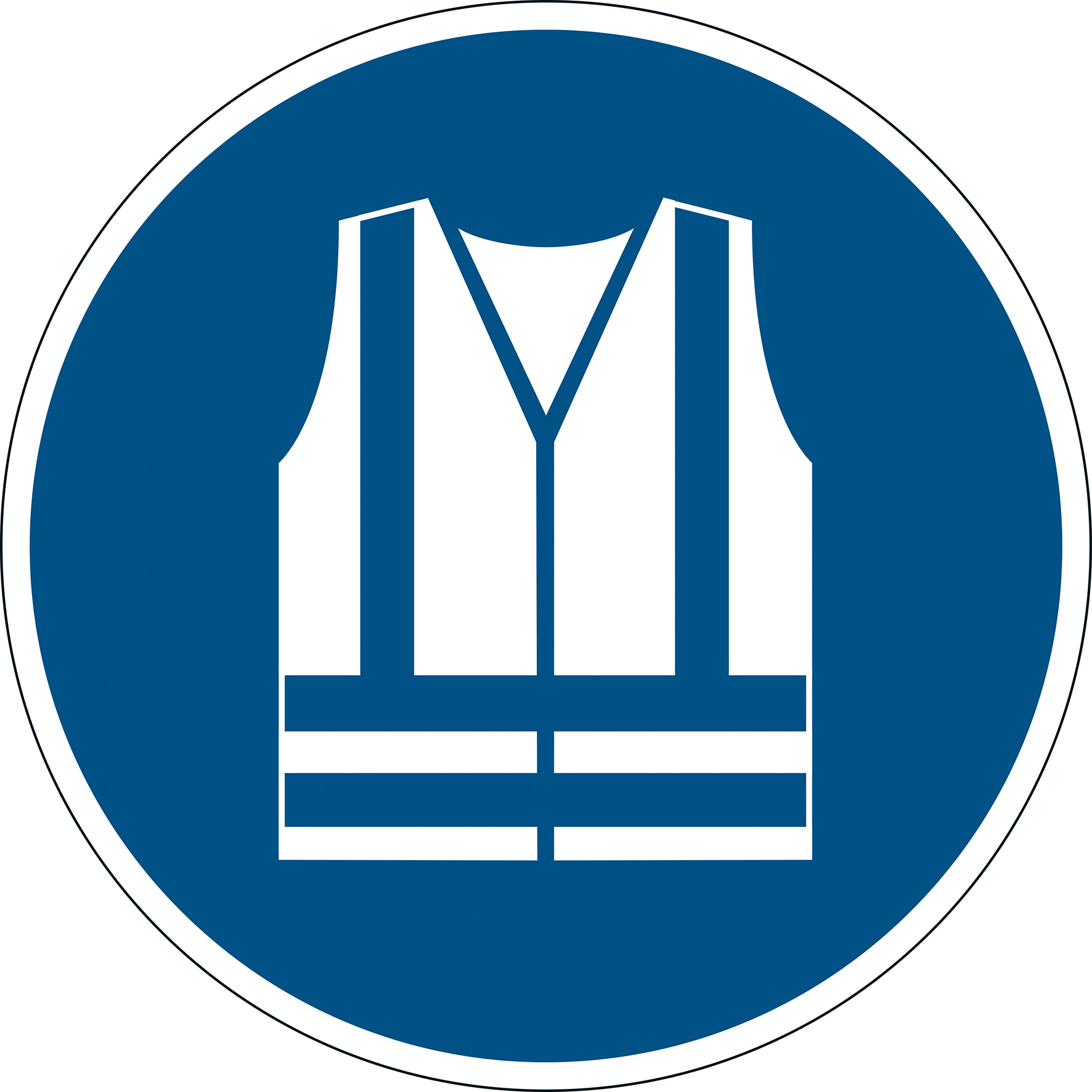 Varseldekal "Använd varselkläder"