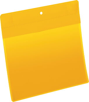Plastficka A5L magnet gul 10f