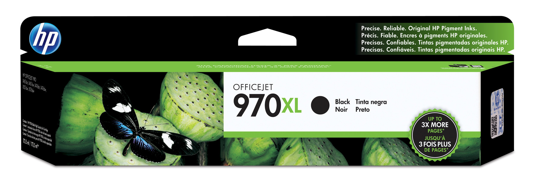 Bläck HP No 970XL CN625AE svart